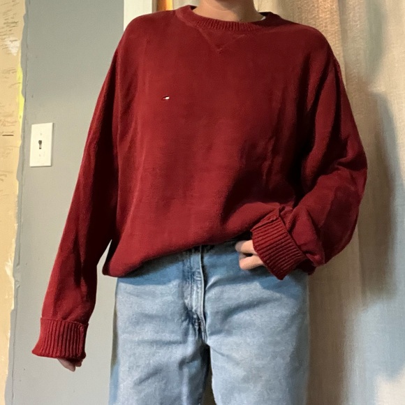 Red Tommy Hilfiger Knit Sweater - Picture 7 of 7